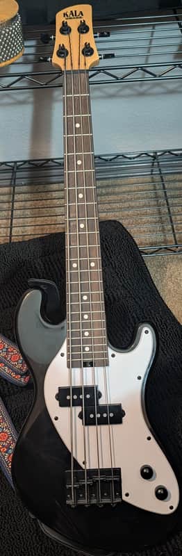 Kala UBASS-SB5-BK-FS Solid Body Fretted 5-String U-Bass 2023 - Present - Jet Black image 1