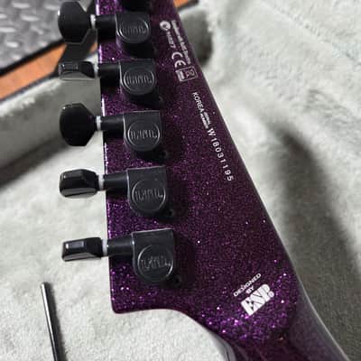 ESP LTD Kirk Hammett Signature KH-602 - Purple Sparkle w/ Hardshell Case image 13