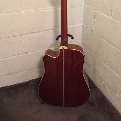 GIBSON Epiphone Masterbilt DR-500MCE Acoustic-Electric Guitar Vintage Sunburst image 9
