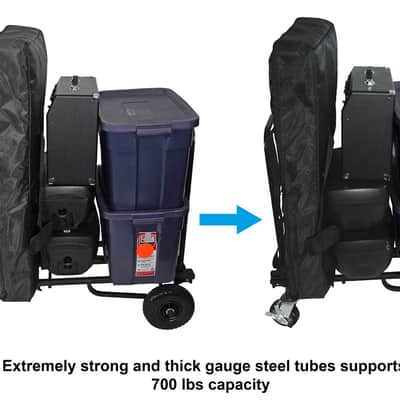 (2) JBL Pro JRX225 2000 Watt Dual 15" Inch 2-Way DJ P/A Passive Speakers+Cart image 2