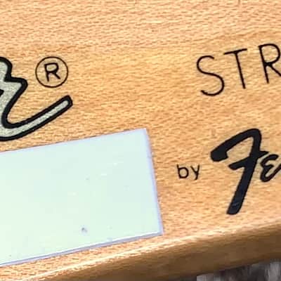 1988 Squier by fender MIJ Standard Stratocaster  with Maple Fretboard  electric guitar made in japan image 3
