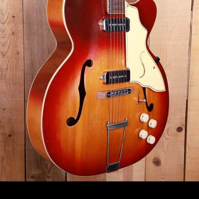 Silvertone Aristocrat 1356 1950s - Red to Gold Sunburst image 1