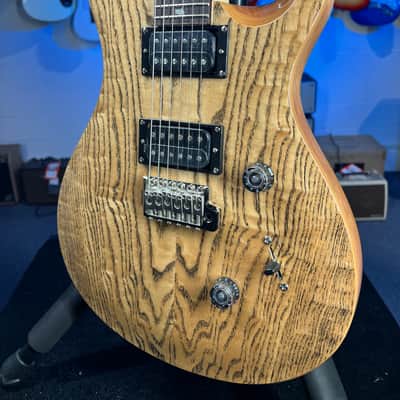 PRS Paul Reed Smith SE Custom 24 Burled Ash Exotic Limited Edition Guitar Natural FREE PLEK! 761 image 2