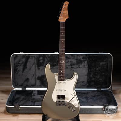 Xotic XSC-2 Alder HSS S-Style w/ Flame Maple & Rosewood –Champagne Gold Metallic image 1