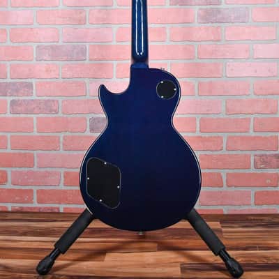Gibson Custom Shop 1959 Les Paul Reissue Figured Maple Top Transparent White with Blue Back Finish 2005 w/OHSC image 7