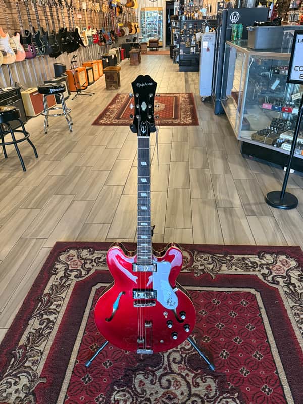 2021 Epiphone Riviera Electric Guitar with Hard Shell Case (USED) image 1