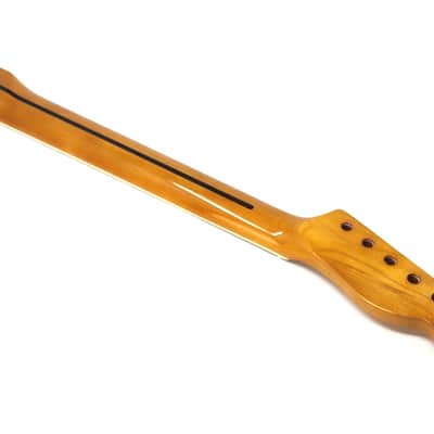 Brio Left Handed Binded Maple Rosewood Fingerboard T-Style Neck w Block Inlays - Poly image 4