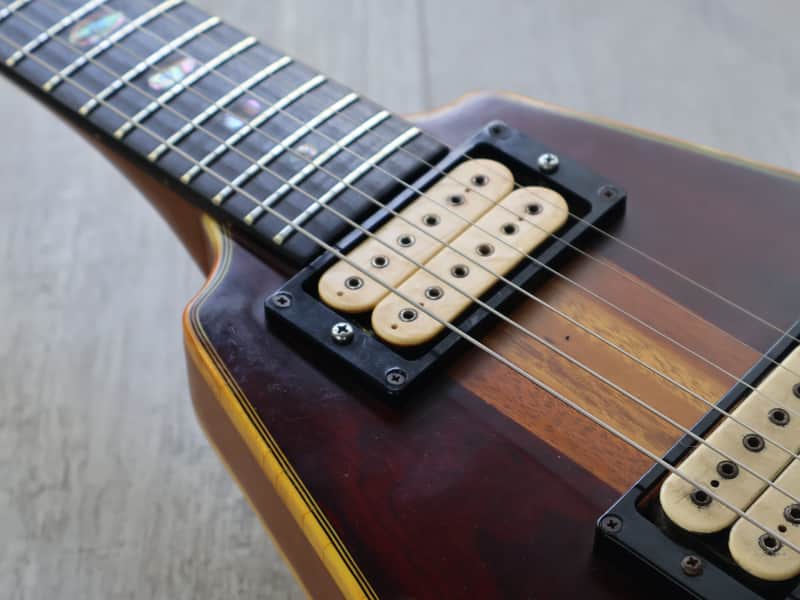 1979 Greco Japan AK-1400 Ace Frehley Neckthrough Flying V