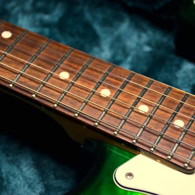 Fender Made in Japan Stratocaster ST62-QT (High Grade Quilt Maple Top) Jungle Burst-2013 image 8
