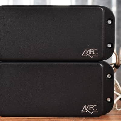 MEC M 60160 Passive Vintage Soapbar Humbucker Bass Pickup Set Used image 2