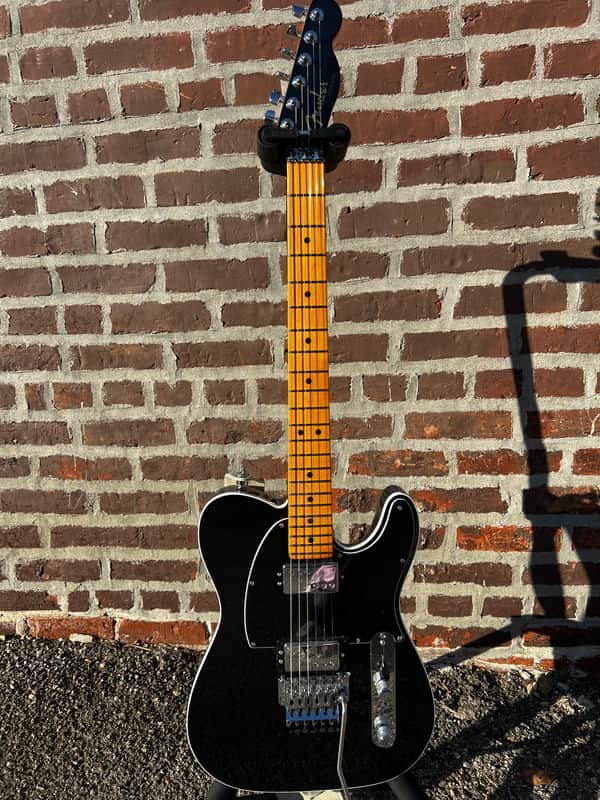 Fender American Ultra Luxe Telecaster Floyd Rose HH Mystic Black