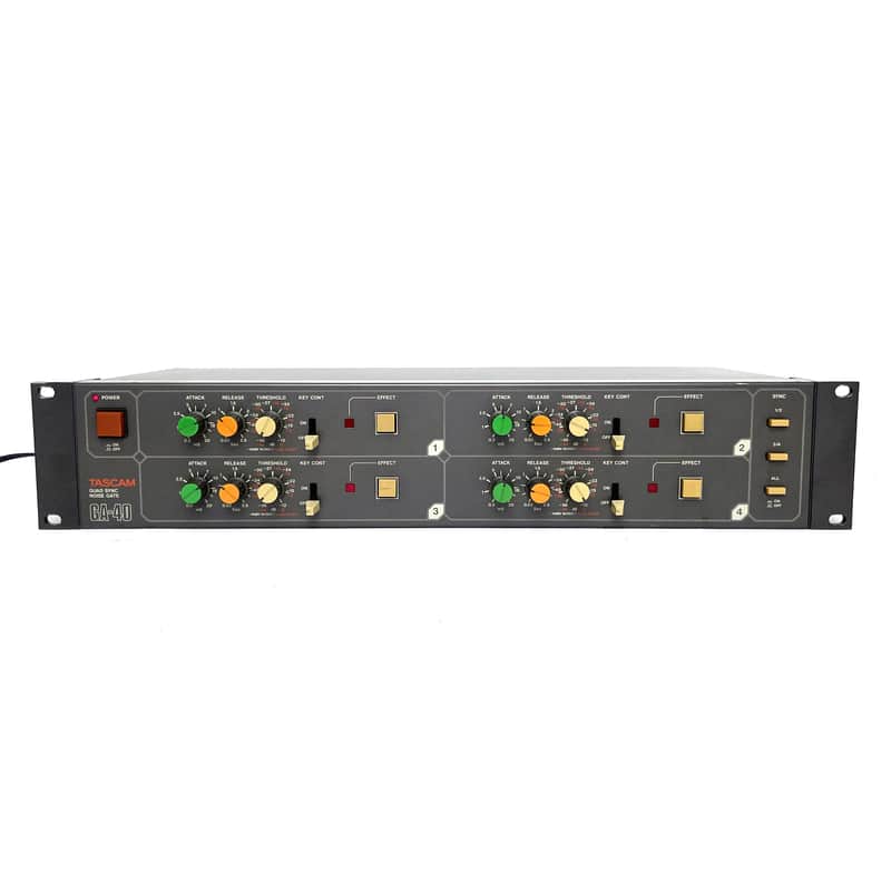 TASCAM GA-40 Quad Noise Gate 4-Channel Dynamic Noise Control Vintage MIJ Rare Worldwide Shipment image 1