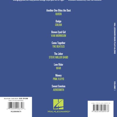 Bass Playalong #001 - Rock w/CD image 2