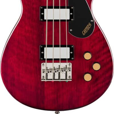 Gretsch Streamliner Jet Club Single-cut Electric Bass Guitar - Walnut Stain image 1