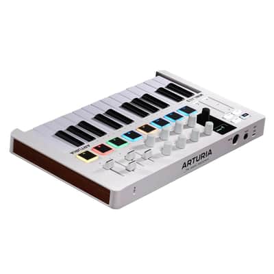 Arturia MINILAB-3-WHITE MIDI Recording Keyboard Controller w Pads - Open Box Mint image 3