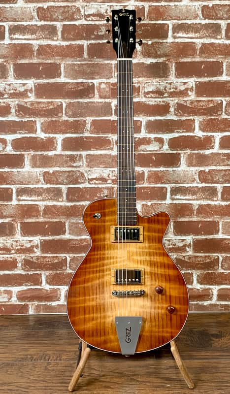 Grez Mendocino Custom, 2020 Tobacco Burst OG Redwood, Lollar Imperials 5lbs 3oz (Authorized Dealer) image 1