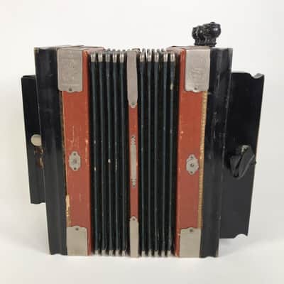 Vintage The Stag Extra Broad Hammered Reeds Accordion Accordion Saxon Germany image 2