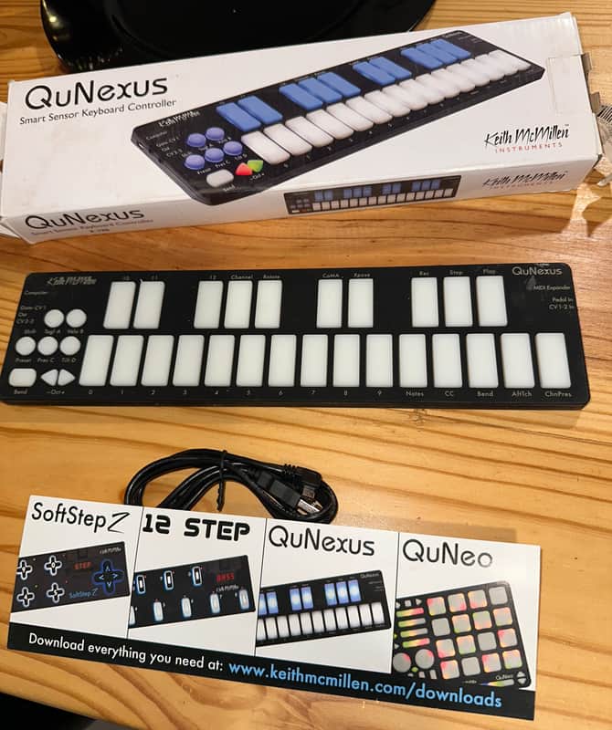 Keith McMillen Instruments QuNexus 25-Key MIDI Controller 2013 - Present - Black image 1