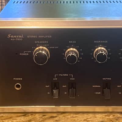 SANSUI AU-7500 Integrated Amplifier - Cleaned/Tested/Nice image 2