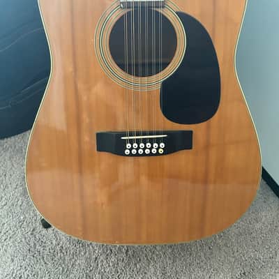 Carlos Model 285-Style 12-String Acoustic Guitar w Hard Case image 6
