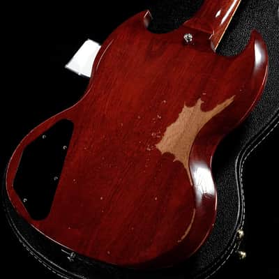 Gibson Custom Shop Murphy LAB 1964 SG Standard with Maestro Vibrola, Faded Cherry, Heavy Aged [007622] (04/06) image 5