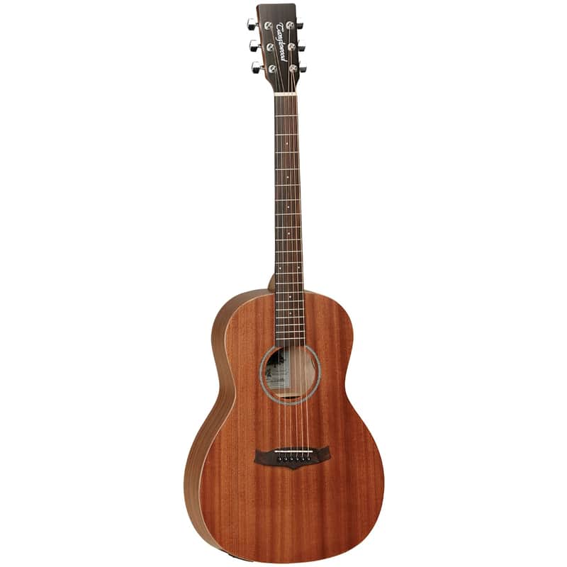 Tanglewood TW3-E-LH Winterleaf Mahogany Parlor with Electronics Left-Handed image 1