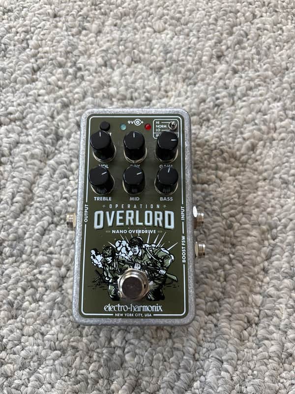 Electro-Harmonix Nano Operation Overlord Stereo Overdrive 2019 - Present - Green image 1