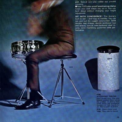 Rogers Vintage 1962 Swivomatic "SAMPSON" Drum Throne image 2