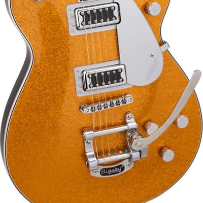 Gretsch G5230T Electromatic Sparkle Jet FT Single-Cut with Bigsby, Laurel Fingerboard, Gold Sparkle image 12