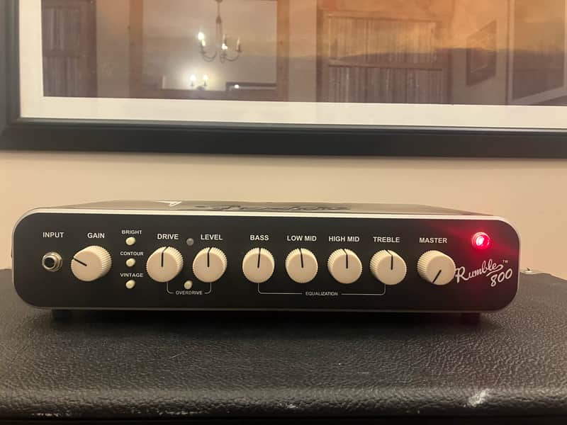 Fender Rumble 800 HD 800-Watt Bass Head 2019 - Present - Black image 1