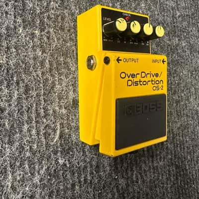 Boss OS-2 OverDrive/Distortion (Silver Label) 1990 - Present - Yellow image 2