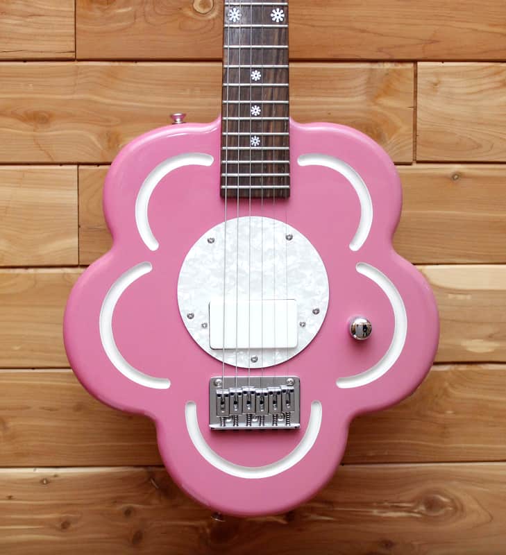Daisy Rock Flower Pink 3/4 Size Electric Guitar | Reverb