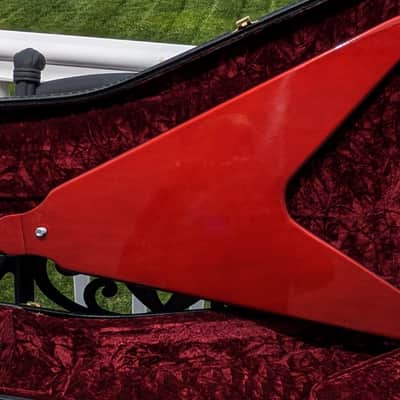 2023 Gibson Custom Shop '67 Mahogany Flying V Reissue with Maestro Vibrola - Sparkling Burgundy image 16