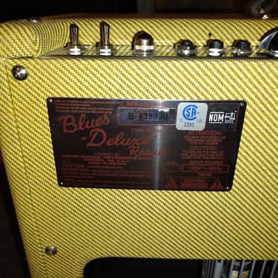 Fender Blues Deluxe Reissue Tweed – 40W All-Tube 1x12 – Groove Tubes – Excellent image 2