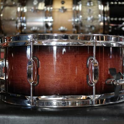 Tama 6x14 Superstar Snare Drum in Dark Cherry Fade image 2
