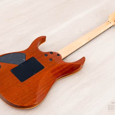 1996 Ibanez J Custom RG1508 HSH Amber Flame Top, Near-Mint w/ DiMarzio image 14