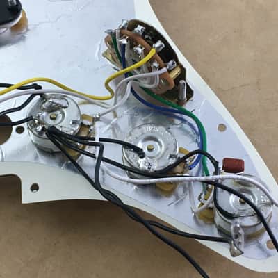 Lefty 2018 Genuine Fender NOS Relic Strat Guitar Left Pickups Loaded Pickguard image 9