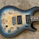 PRS SE Custom 24-08 Poplar Burl Limited Edition Lake Blue Midnight Burst