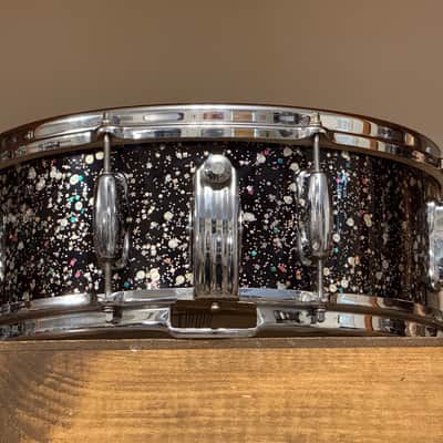 1960's Slingerland Mardi Gras Radio King Super Gene Krupa 5.5x14 Solid Shell Snare Drum image 11