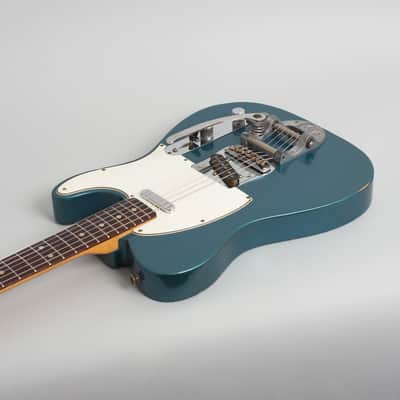 Fender Telecaster with Bigsby Solid Body Electric Guitar (1967), ser. #208507, original black tolex hard shell case. image 7