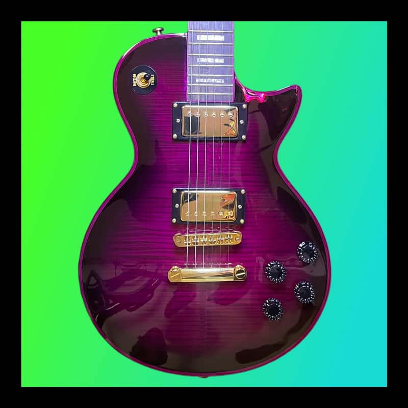 Firefly Les Paul Elite Bat Electric Guitar image 1