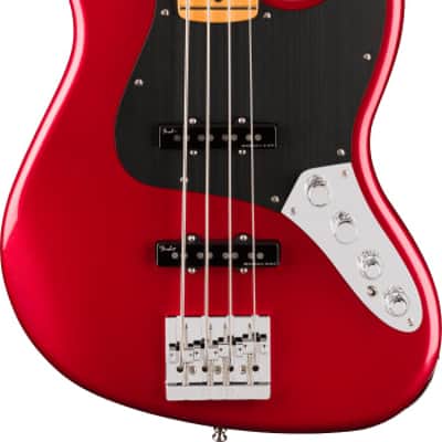 Fender American Ultra II Jazz Bass, Maple Fingerboard, Sinister Red image 2