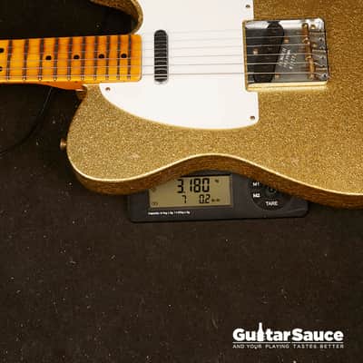 Fender Custom Shop ’52 Telecaster Journeyman Aged Gold Sparkle 2023 Used (Cod.1339UG) image 18