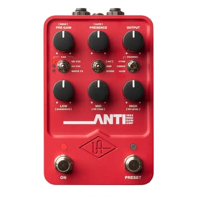 Universal Audio ANTI 1992 High Gain Amp Overdrive and Preamp Pedal image 1