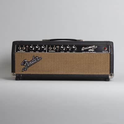 Fender Black Panel Bassman 2-Channel 50-Watt Guitar Amp Head 1964