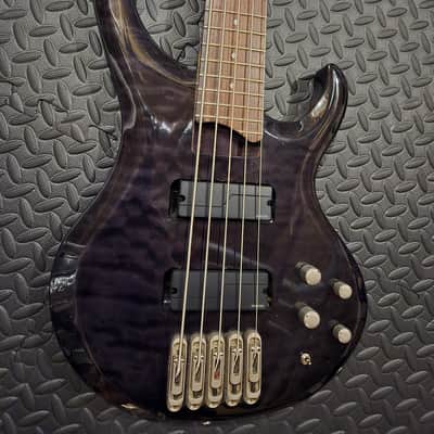 Ibanez BTB405QM-TK with Fishman Fluence Pickups - Standard 2001 - 2007 - Transparent Black 5 string image 2