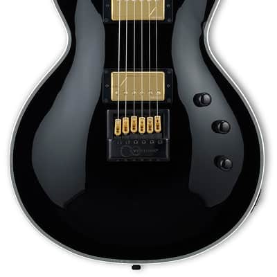 ESP E-II ECLIPSE FULL THICKNESS EVERTUNE Black w/Case (B Stock) image 1