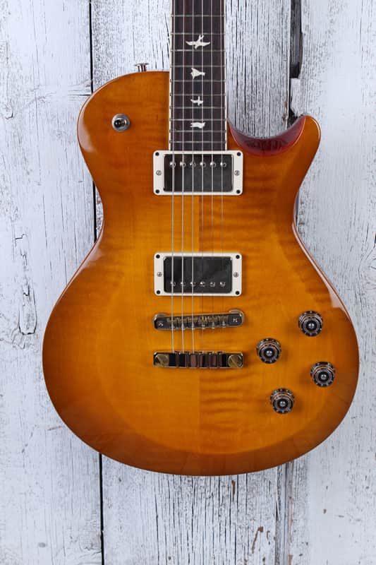 PRS S2 McCarty 594 Singlecut Electric Guitar Honey Gold Burst with Gig Bag image 1