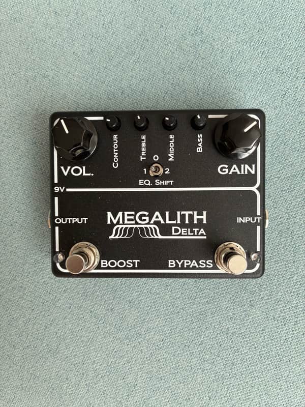 MI Audio Megalith Delta High-Gain Distortion 2010s - Black image 1