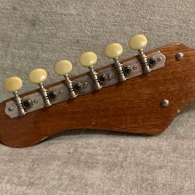 Vintage 1960’s Conqueror Teisco Kawai Kingston 23.5” Short Scale Offset Electric Guitar + 2 Tone Case Japan MIJ image 15